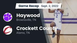 Recap: Haywood  vs. Crockett County  2022