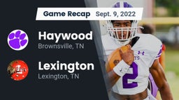 Recap: Haywood  vs. Lexington  2022