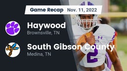 Recap: Haywood  vs. South Gibson County  2022