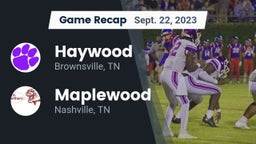 Recap: Haywood  vs. Maplewood  2023