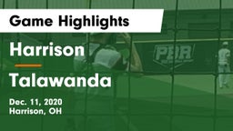 Harrison  vs Talawanda  Game Highlights - Dec. 11, 2020