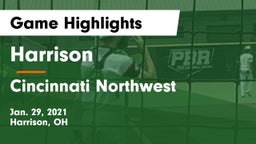 Harrison  vs Cincinnati Northwest  Game Highlights - Jan. 29, 2021