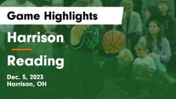 Harrison  vs Reading  Game Highlights - Dec. 5, 2023