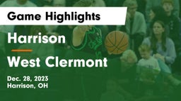 Harrison  vs West Clermont  Game Highlights - Dec. 28, 2023