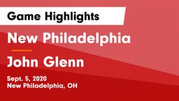 New Philadelphia  vs John Glenn  Game Highlights - Sept. 5, 2020