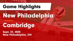 New Philadelphia  vs Cambridge  Game Highlights - Sept. 22, 2020