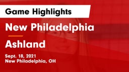 New Philadelphia  vs Ashland  Game Highlights - Sept. 18, 2021