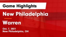 New Philadelphia  vs Warren  Game Highlights - Oct. 7, 2021