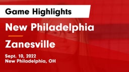 New Philadelphia  vs Zanesville  Game Highlights - Sept. 10, 2022