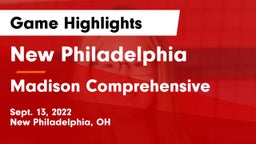 New Philadelphia  vs Madison Comprehensive  Game Highlights - Sept. 13, 2022