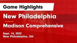 New Philadelphia  vs Madison Comprehensive  Game Highlights - Sept. 14, 2023