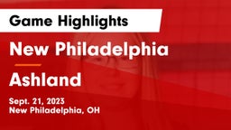 New Philadelphia  vs Ashland  Game Highlights - Sept. 21, 2023