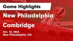 New Philadelphia  vs Cambridge Game Highlights - Oct. 18, 2023