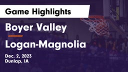 Boyer Valley  vs Logan-Magnolia  Game Highlights - Dec. 2, 2023