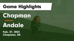 Chapman  vs Andale  Game Highlights - Feb. 27, 2024