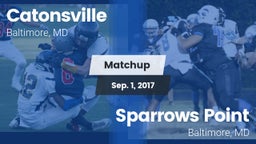Matchup: Catonsville vs. Sparrows Point  2017