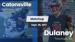 Matchup: Catonsville vs. Dulaney  2017