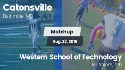 Matchup: Catonsville vs. Western School of Technology 2018