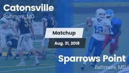 Matchup: Catonsville vs. Sparrows Point  2018