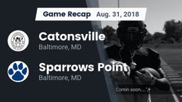 Recap: Catonsville  vs. Sparrows Point  2018