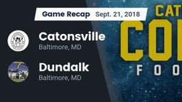 Recap: Catonsville  vs. Dundalk  2018