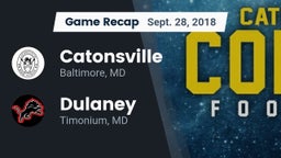 Recap: Catonsville  vs. Dulaney  2018