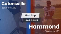 Matchup: Catonsville vs. Hammond 2020