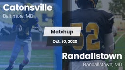 Matchup: Catonsville vs. Randallstown  2020