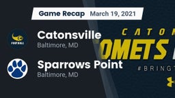 Recap: Catonsville  vs. Sparrows Point  2021