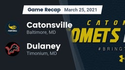 Recap: Catonsville  vs. Dulaney  2021