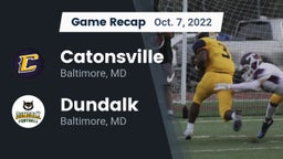 Recap: Catonsville  vs. Dundalk  2022