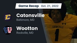 Recap: Catonsville  vs. Wootton  2022