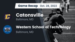 Recap: Catonsville  vs. Western School of Technology 2022