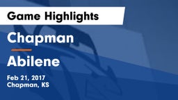 Chapman  vs Abilene  Game Highlights - Feb 21, 2017