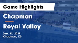 Chapman  vs Royal Valley  Game Highlights - Jan. 19, 2019