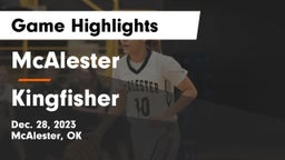 McAlester  vs Kingfisher  Game Highlights - Dec. 28, 2023