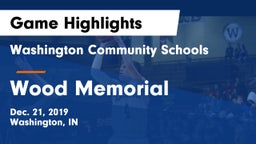 Washington Community Schools vs Wood Memorial  Game Highlights - Dec. 21, 2019