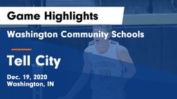 Washington Community Schools vs Tell City  Game Highlights - Dec. 19, 2020