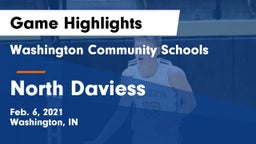 Washington Community Schools vs North Daviess  Game Highlights - Feb. 6, 2021