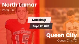 Matchup: North Lamar High vs. Queen City  2017