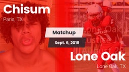 Matchup: Chisum vs. Lone Oak  2019