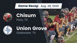 Recap: Chisum vs. Union Grove  2020