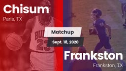 Matchup: Chisum vs. Frankston  2020