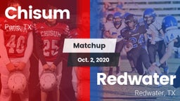 Matchup: Chisum vs. Redwater  2020