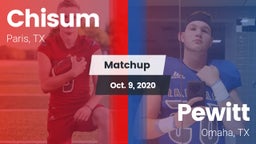 Matchup: Chisum vs. Pewitt  2020