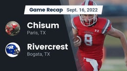 Recap: Chisum vs. Rivercrest  2022