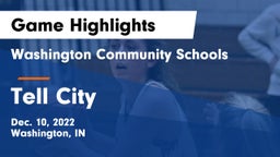 Washington Community Schools vs Tell City  Game Highlights - Dec. 10, 2022