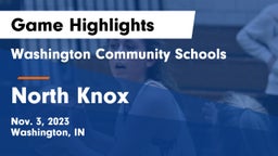 Washington Community Schools vs North Knox  Game Highlights - Nov. 3, 2023