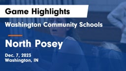 Washington Community Schools vs North Posey  Game Highlights - Dec. 7, 2023