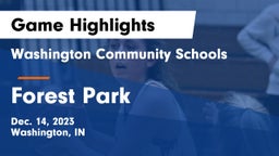 Washington Community Schools vs Forest Park  Game Highlights - Dec. 14, 2023